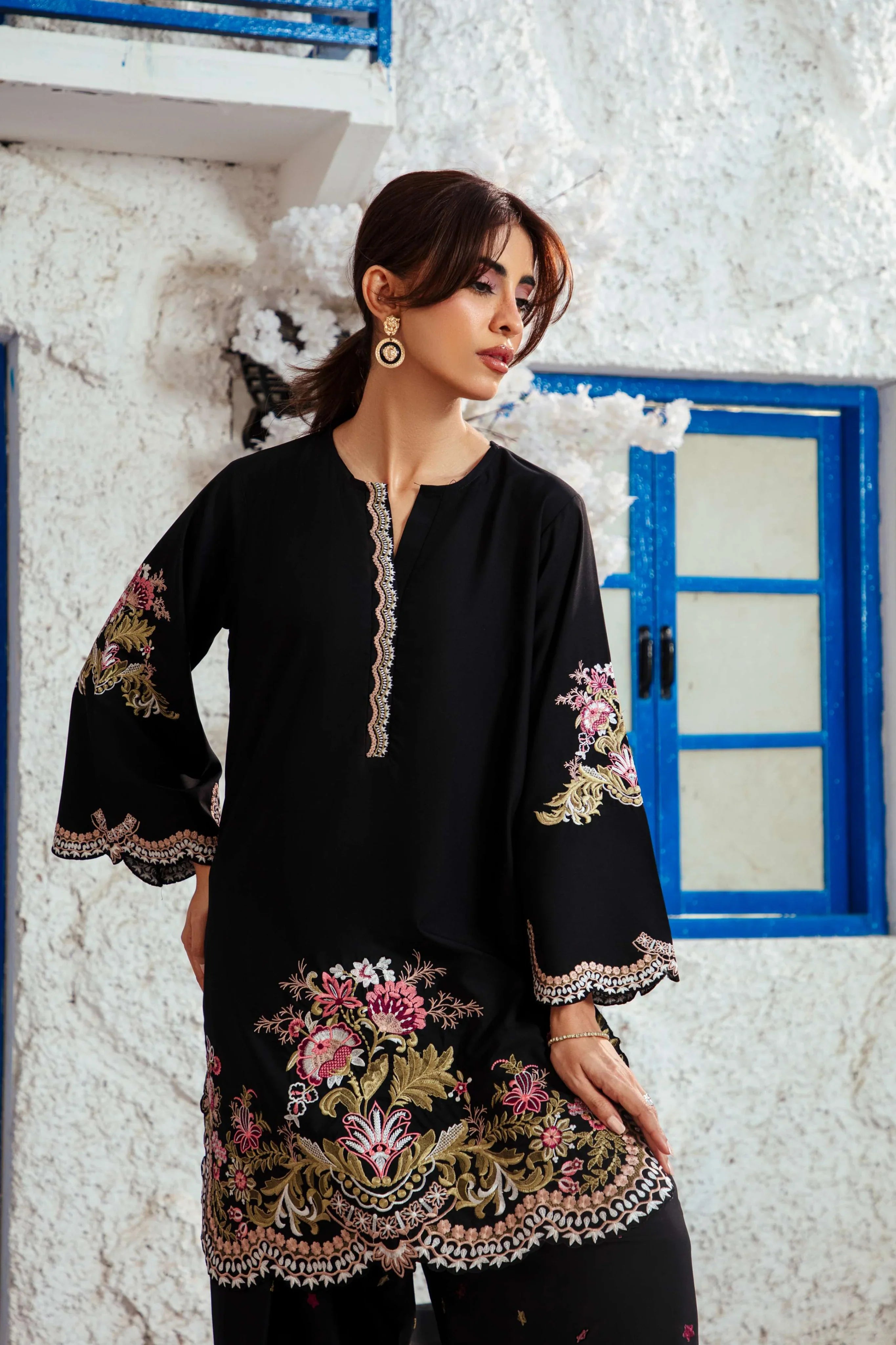Mehar 2 PCs EMBROIDERY - Tawakal Closet