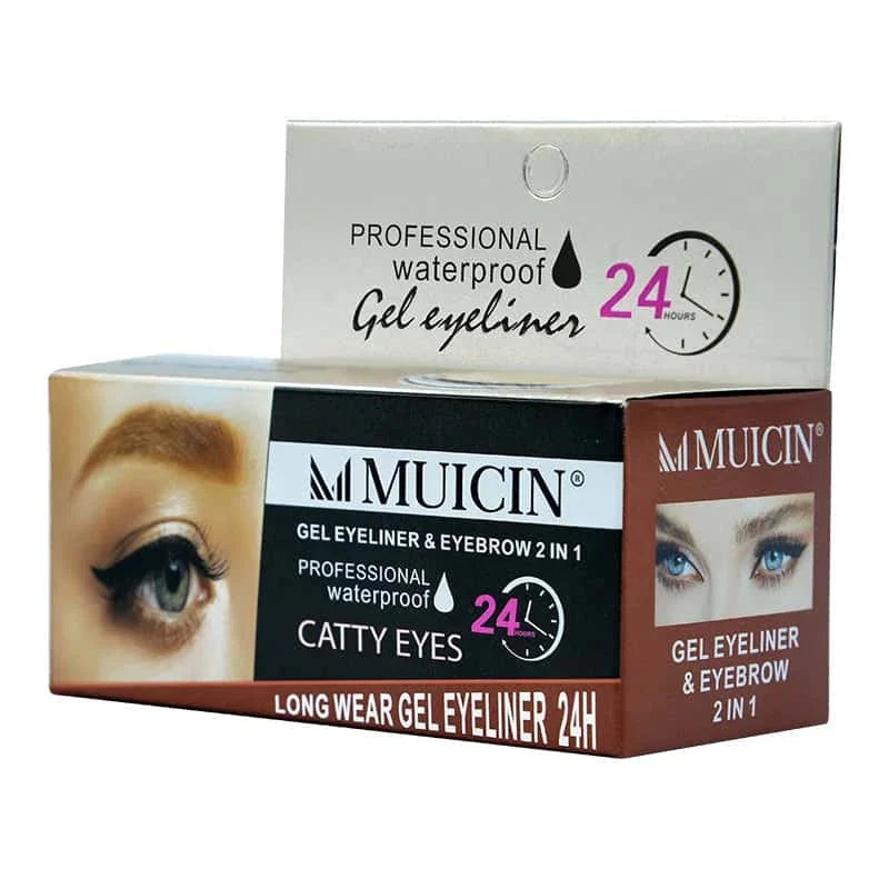 2 In 1 Catty Eyes Gel Eyeliner - Muicin