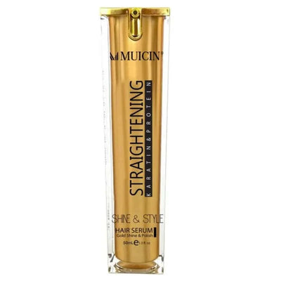 Gold Shine & Style Hair Straightening Serum - Muicin