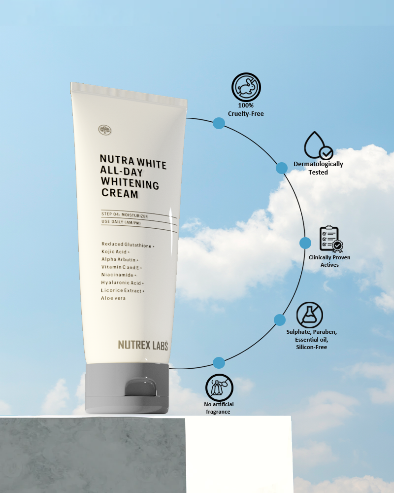 Nutra White Glutathione All-Day Whitening Cream - Nutrex Labs