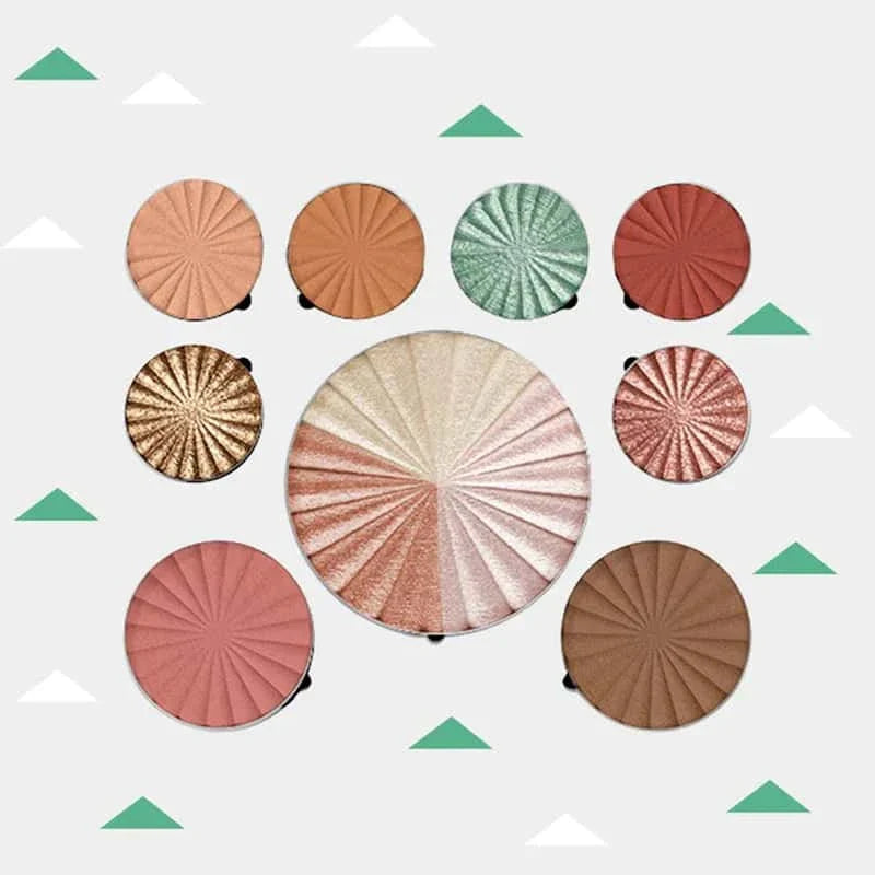 White Blusher & Eyeshadow Palette - Muicin