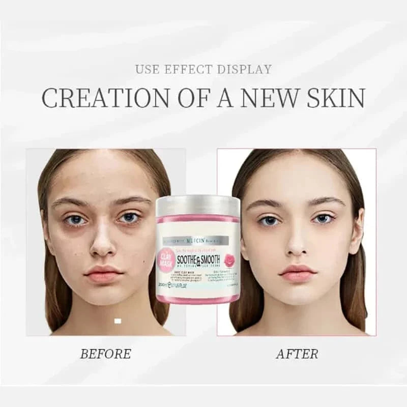 Soothing Rose Pink Clay Mask - Muicin