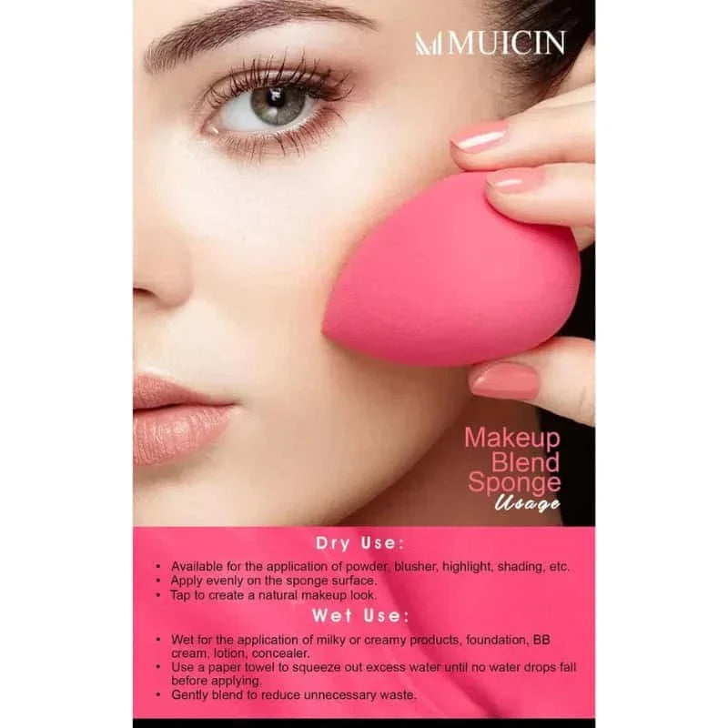 Pink Sponge Makeup Blender - Muicin