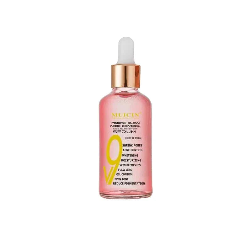 V9 Pinkish Glow Anti Acne Face Serum - Muicin