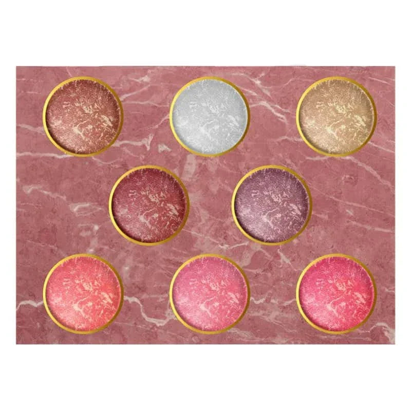 Baked Terracotta Highlight Blush & Eyeshadow Palette - Muicin