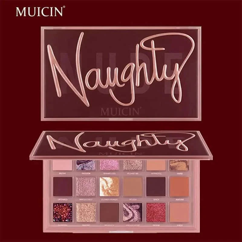 Nude Naughty Eyeshadow Palette - Subtle To Bold Spectrum - Muicin