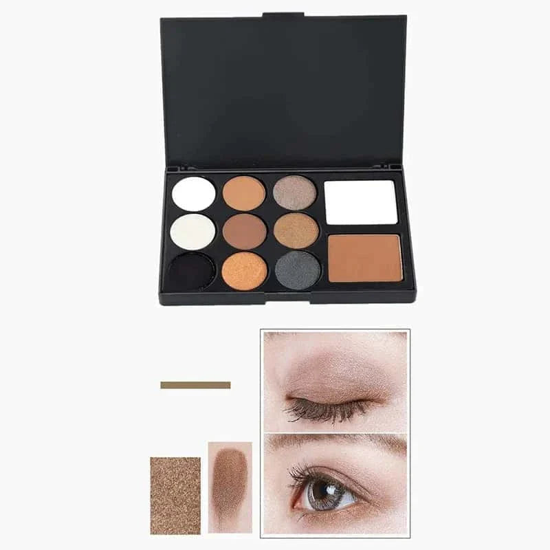Matte & Velvet 11 Colors Eyeshadow Palette - Muicin