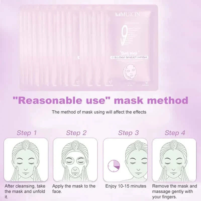 V9+ Intensive Hydration Sheet Mask - Muicin