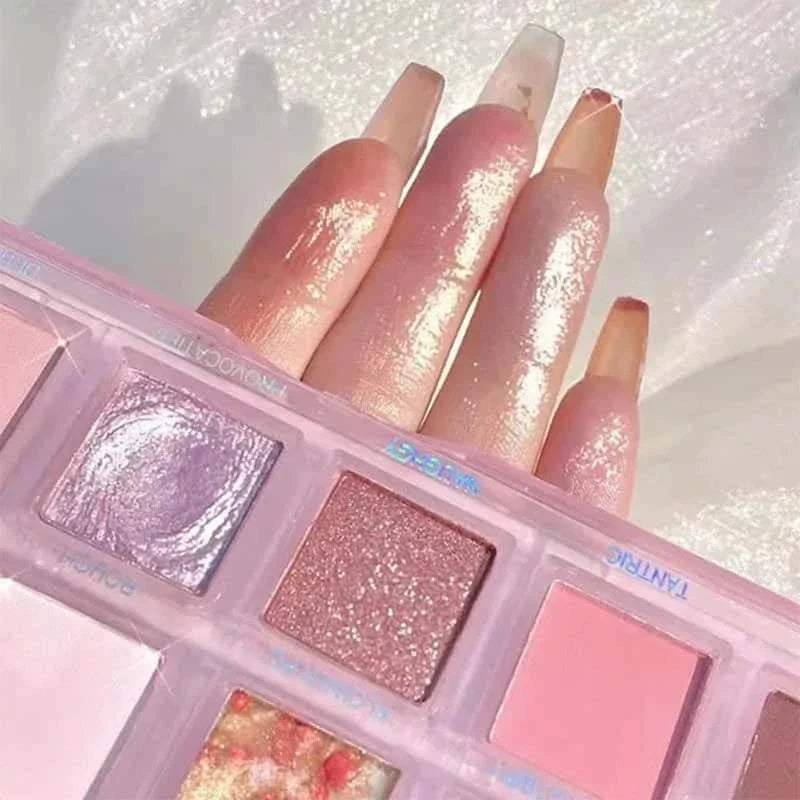 Pink Rose Quartz Eyeshadow Palette - Muicin