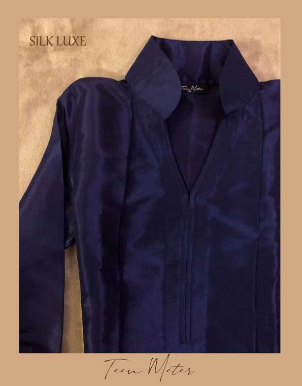 Blue 2pc “Silk Luxe” - Teen Meter