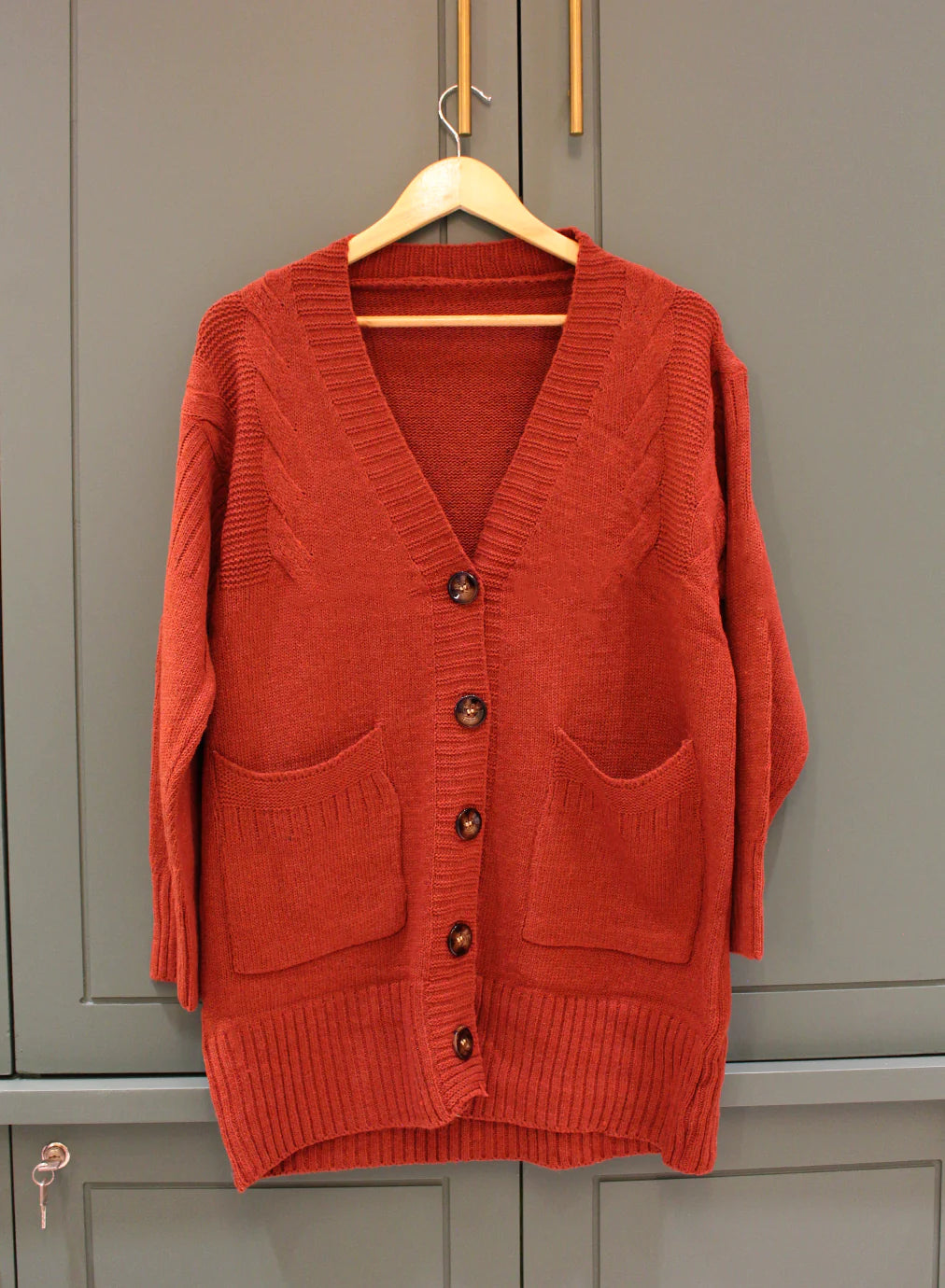 V Neck Vintage Cardigan - Velora