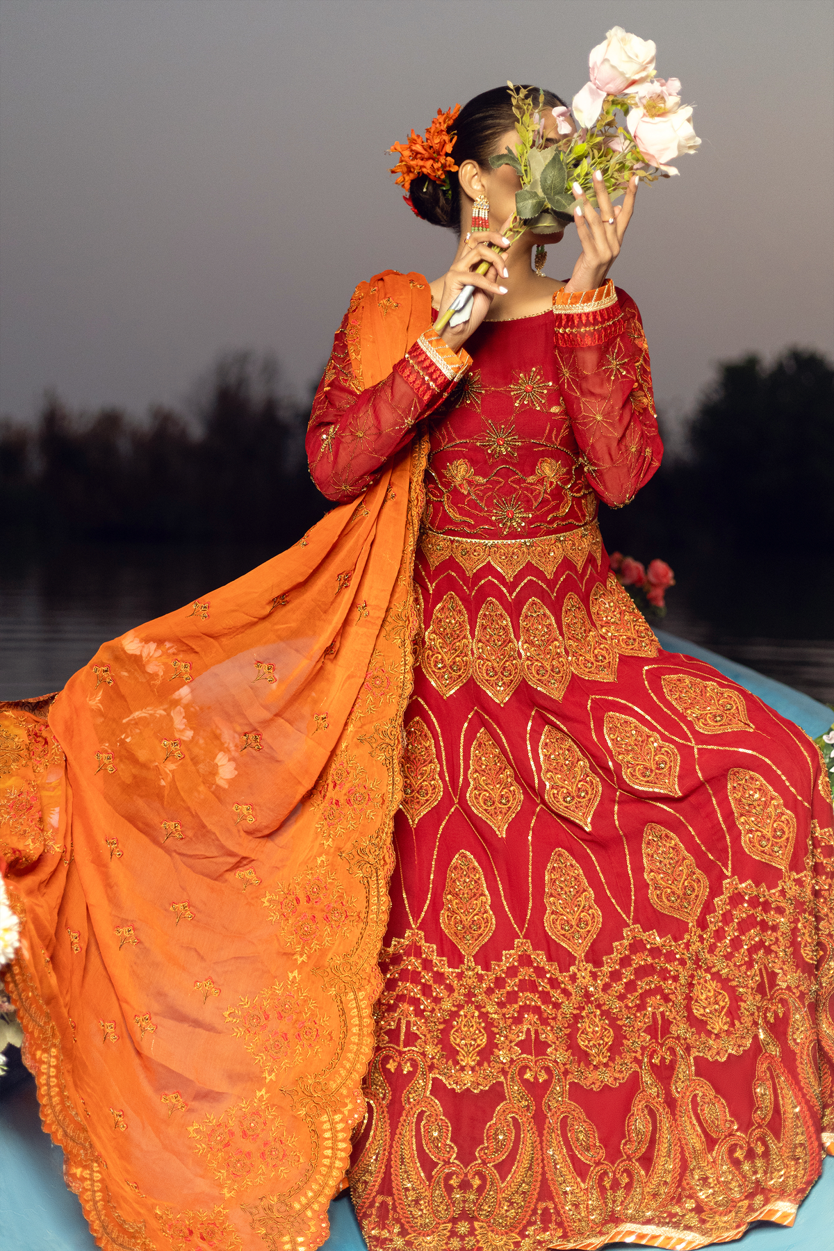 Shano Luxury Dress – Traditional Formal Wear | Ayzel Couture