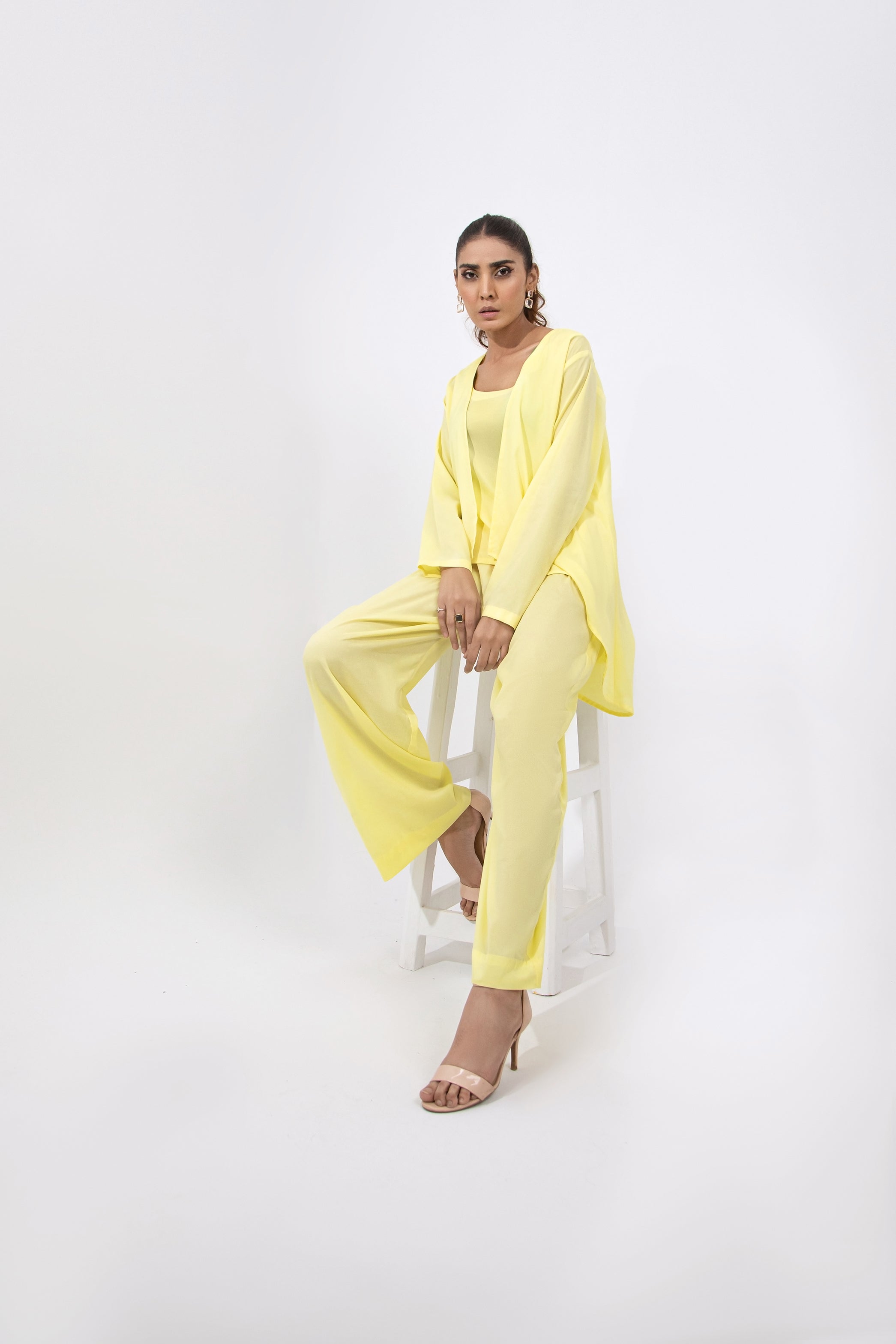 Casual Top with Cape and Trouser - SYAH