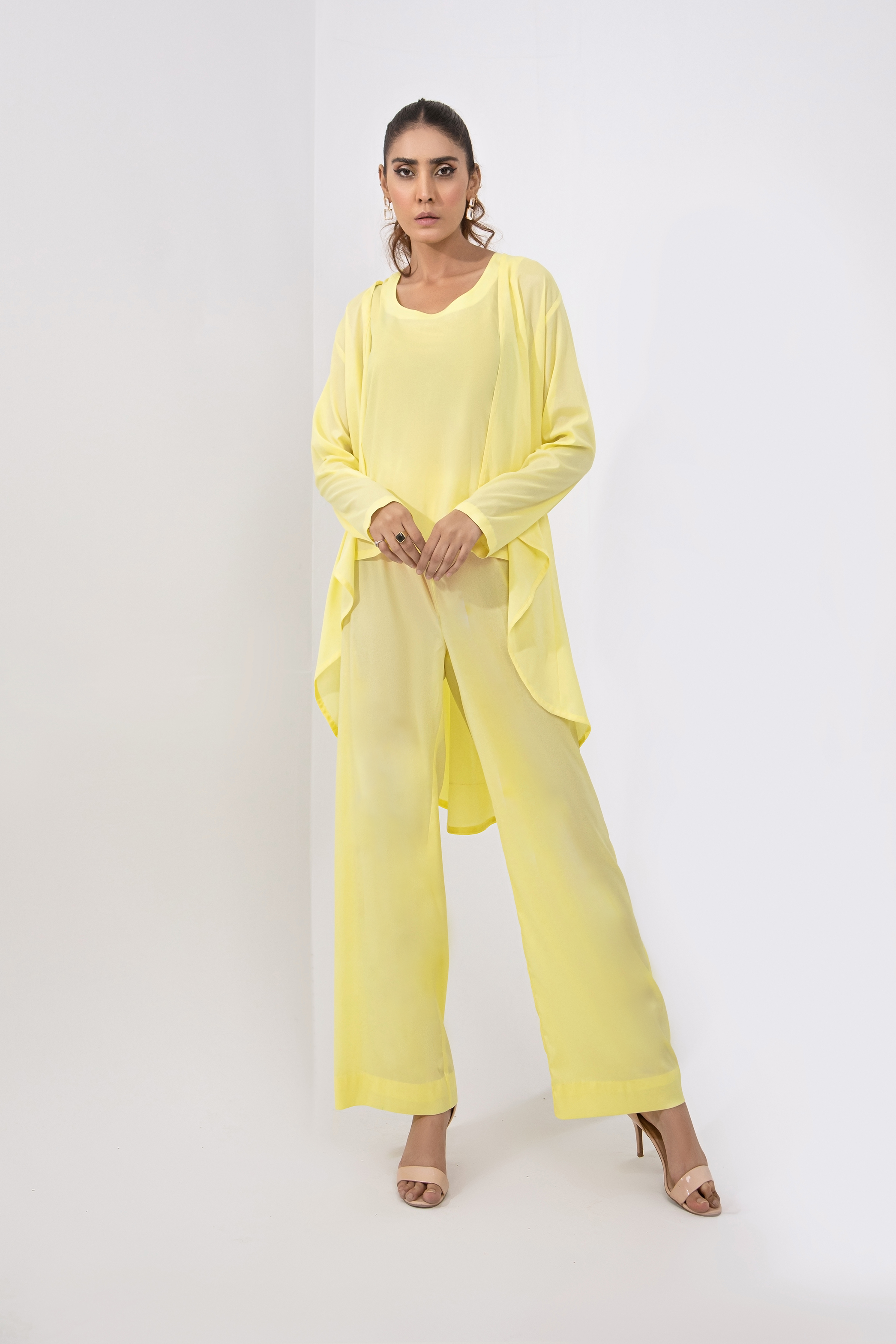 Casual Top with Cape and Trouser - SYAH