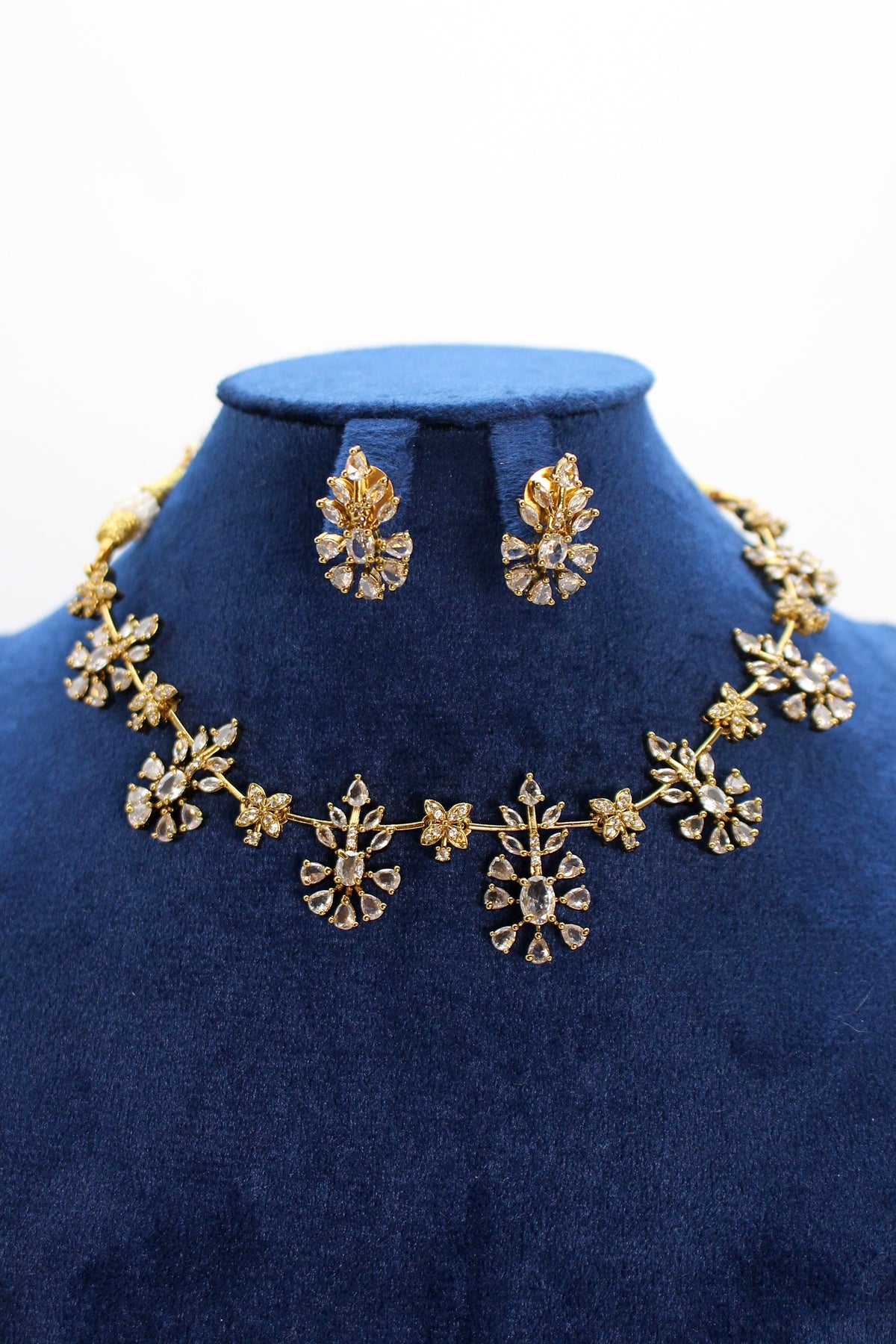 Mehmal Diamond Style Necklace - Aloro Jewels