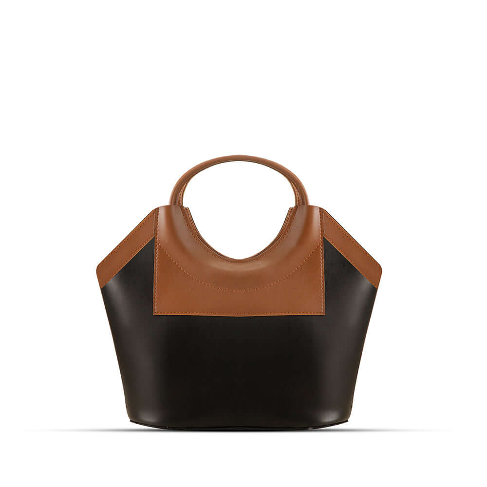 Victoria Brown / Black Handbag - Bag X