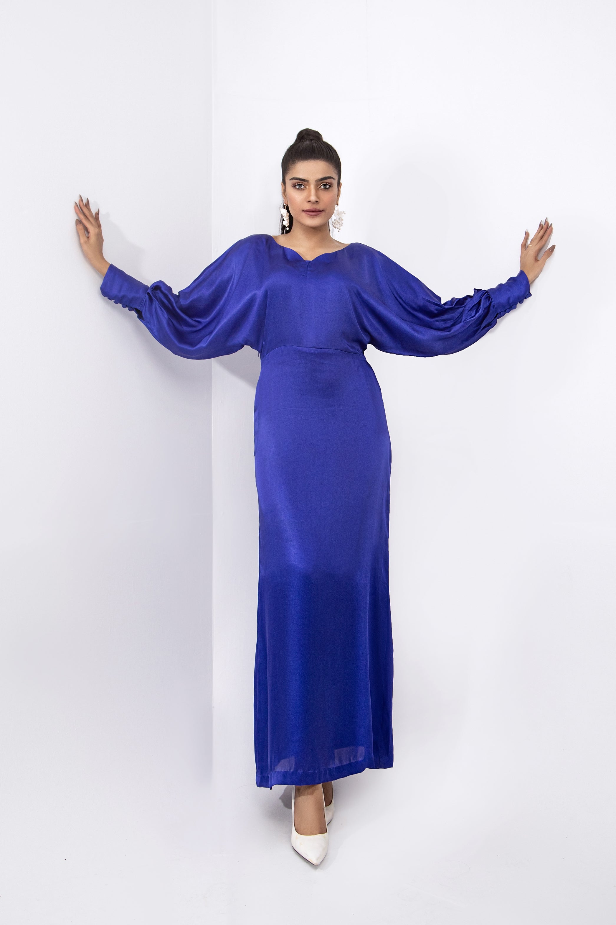 Batwing Sleeves Dress - SYAH