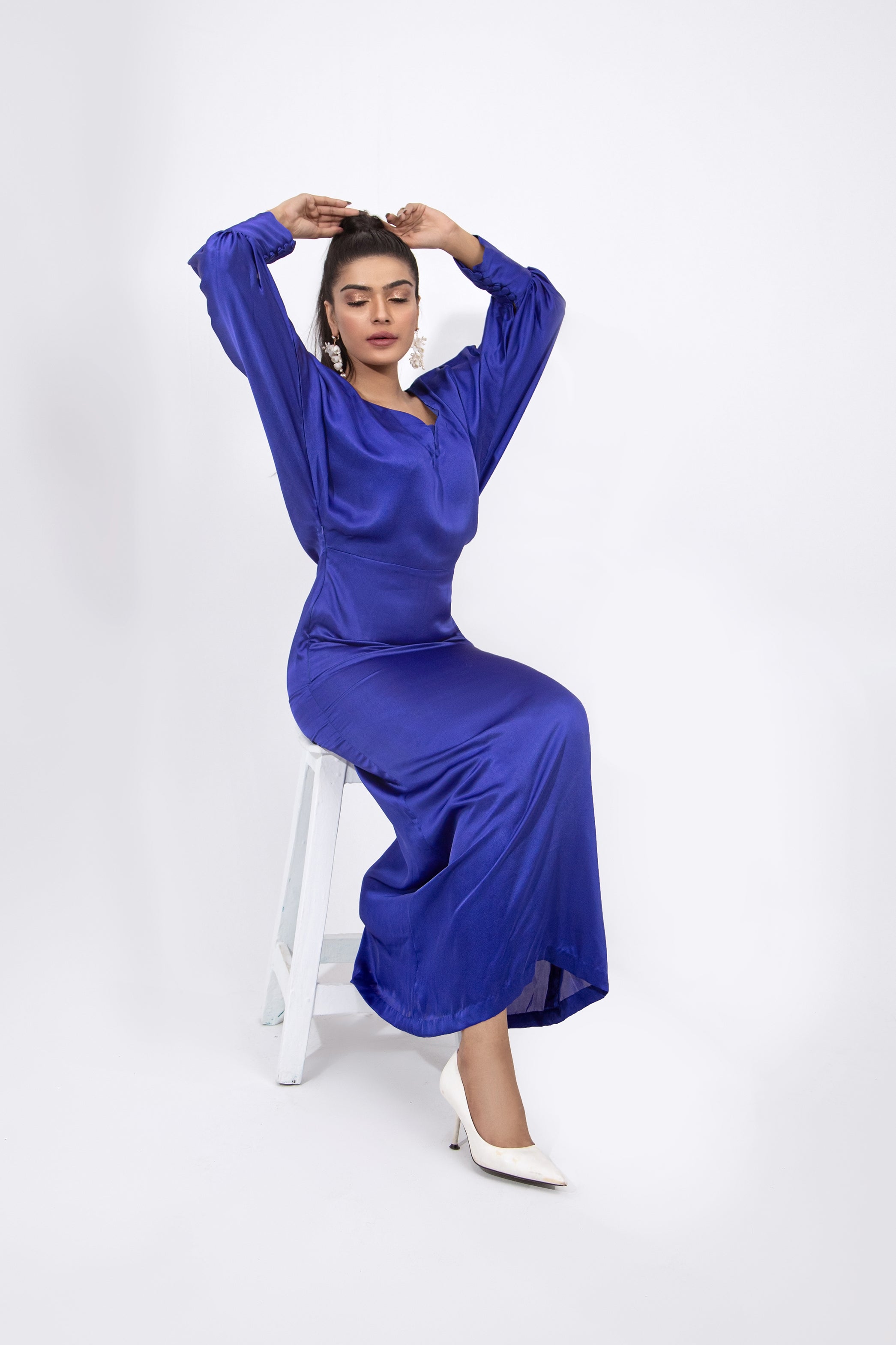 Batwing Sleeves Dress - SYAH