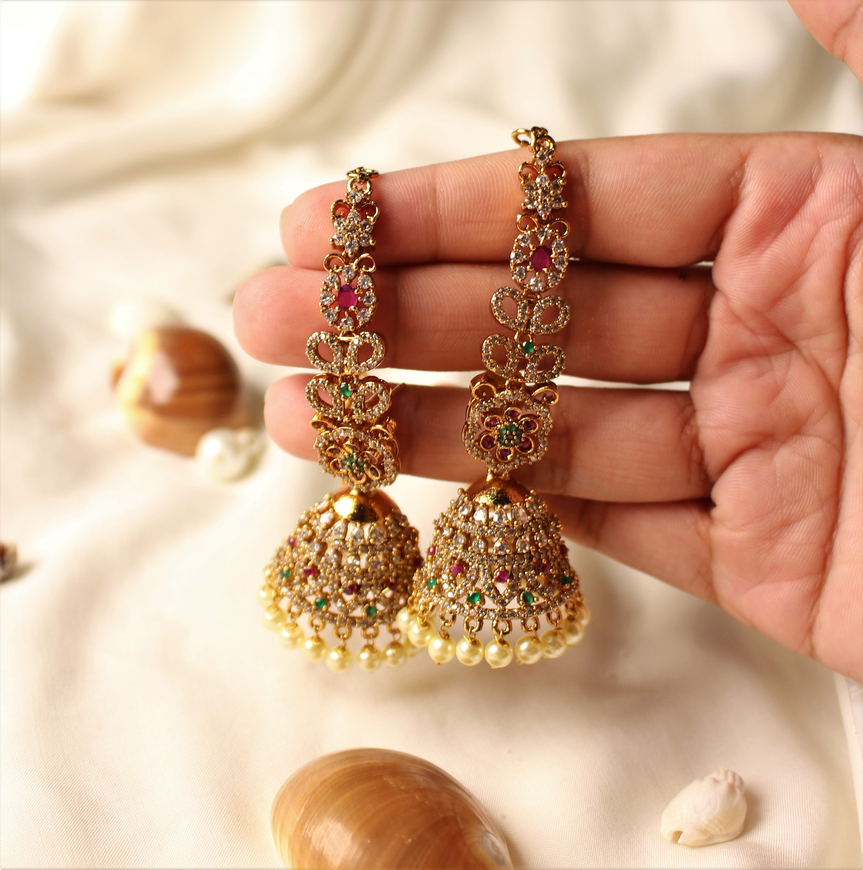 Traditional Long Jhumkee - Aloro Jewels