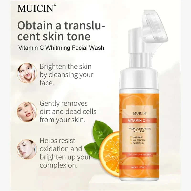Vitamin C Bubble Foaming Facial Cleanser - Muicin