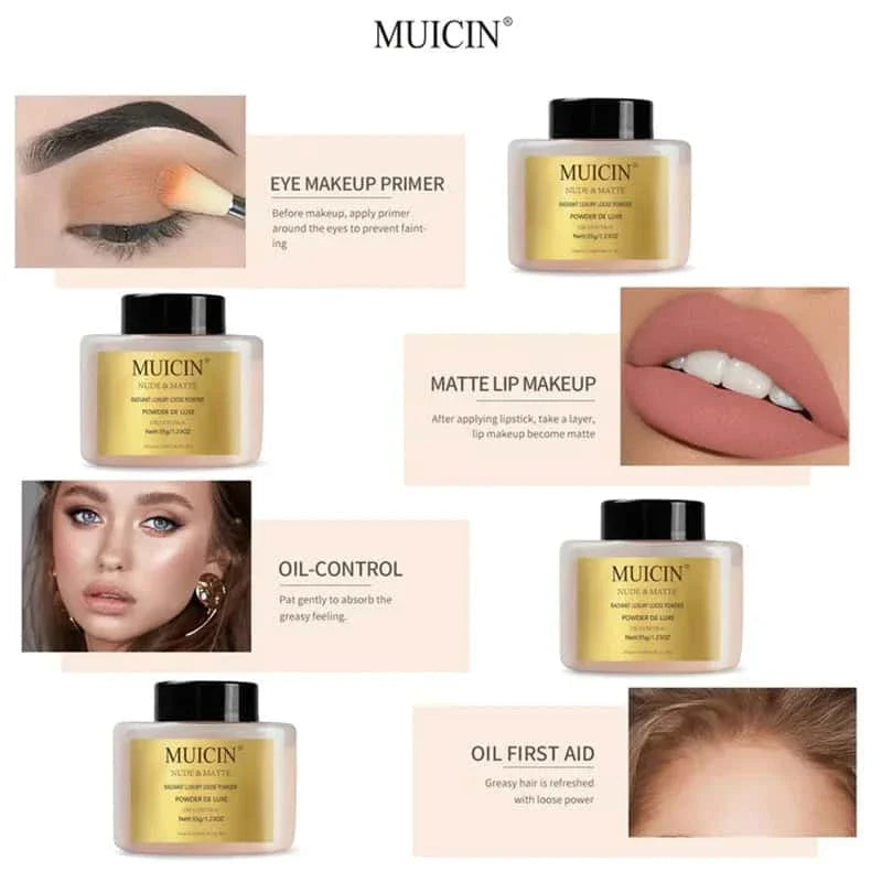 Nude Matte Radiant Loose Powder - Muicin