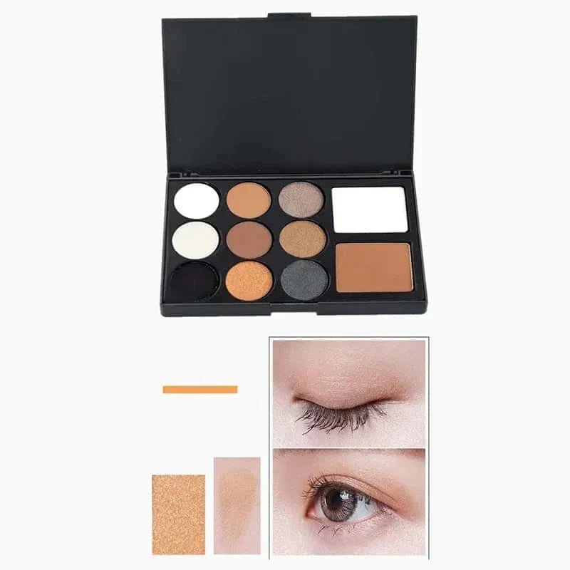 Matte & Velvet 11 Colors Eyeshadow Palette - Muicin