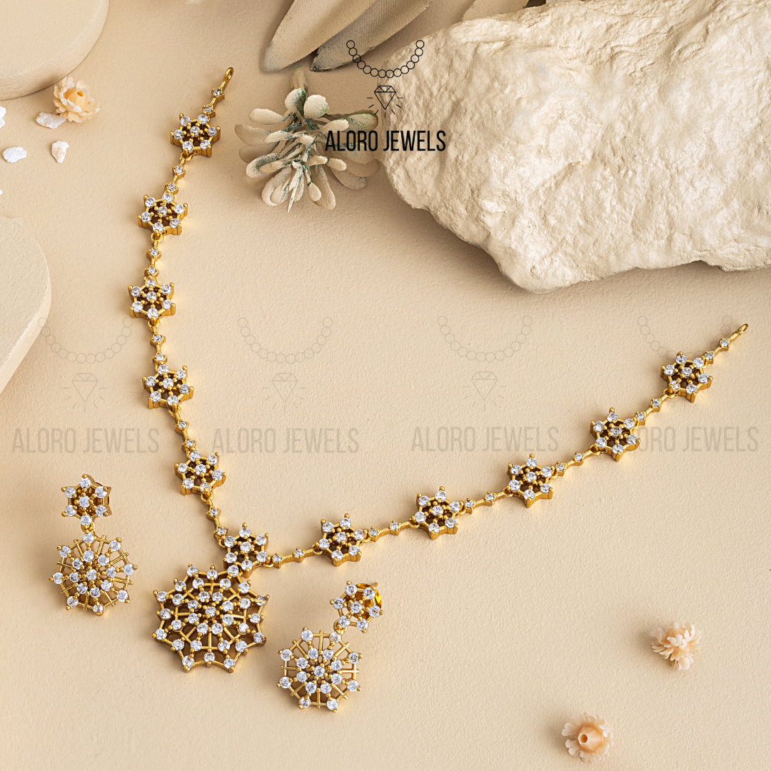 Ganga Jamna Necklace - Aloro Jewels