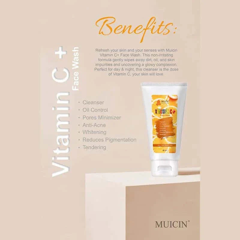 Vitamin C+ Face Wash - Muicin