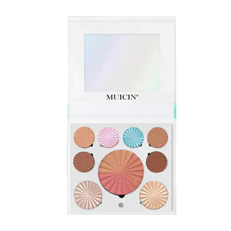 White Blusher & Eyeshadow Palette - Muicin