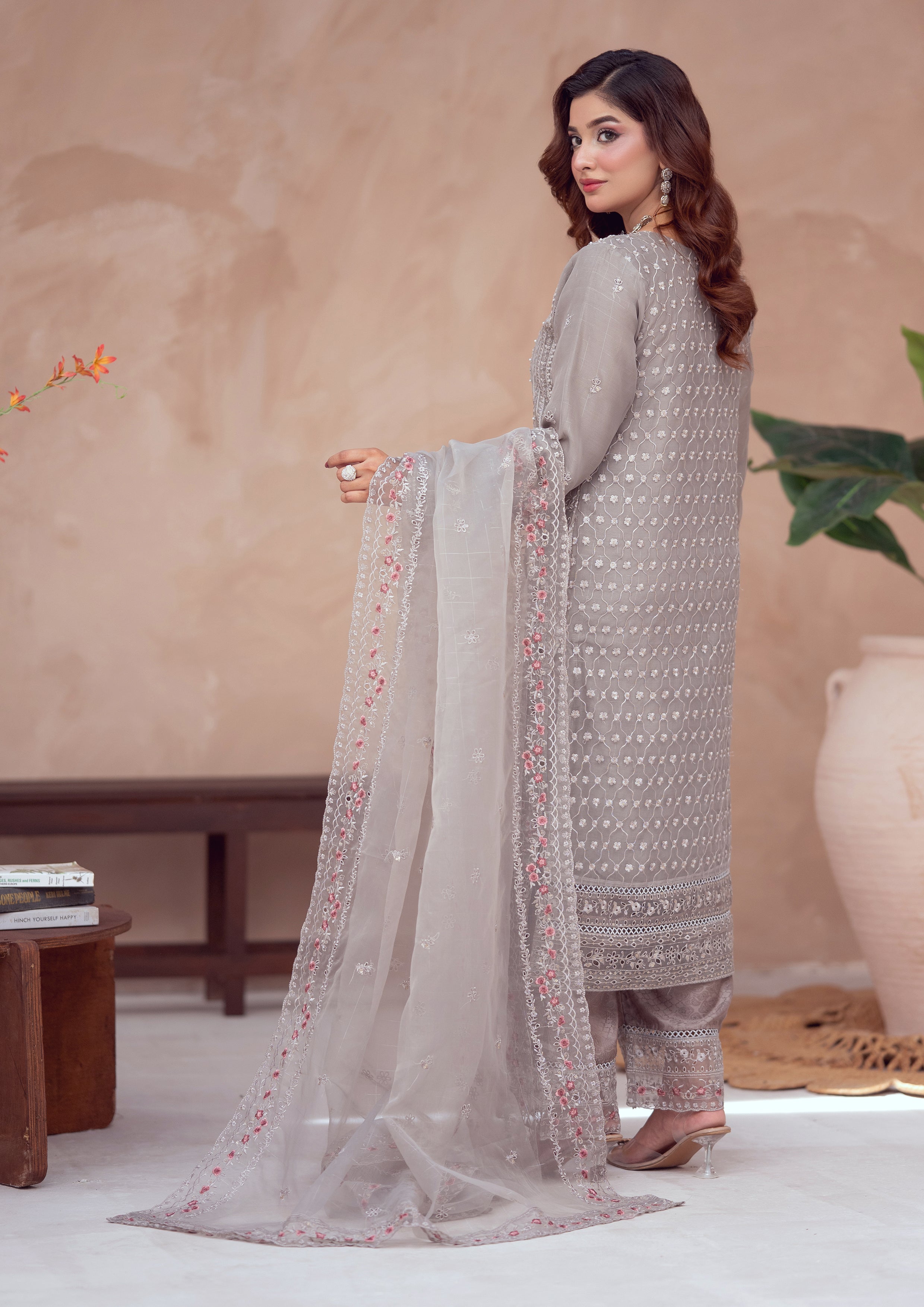 Masooma BN-1101 - 3 Piece Stitched Fancy Heavy Embroidered - Bint-e-Noor