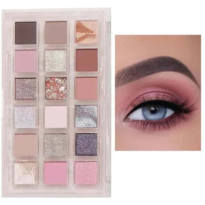 Pink Rose Quartz Eyeshadow Palette - Muicin