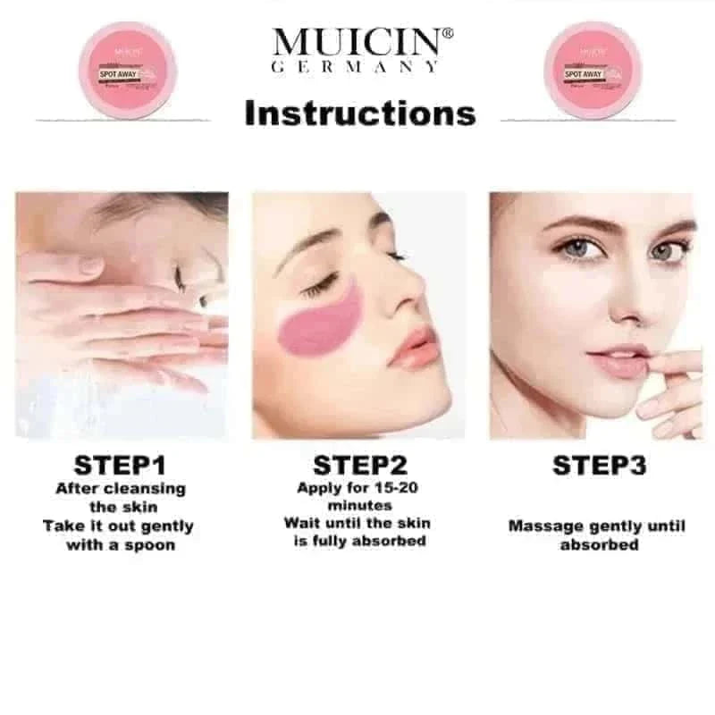 Spot Away Clarifying Eye Patches & Cleanser - Muicin