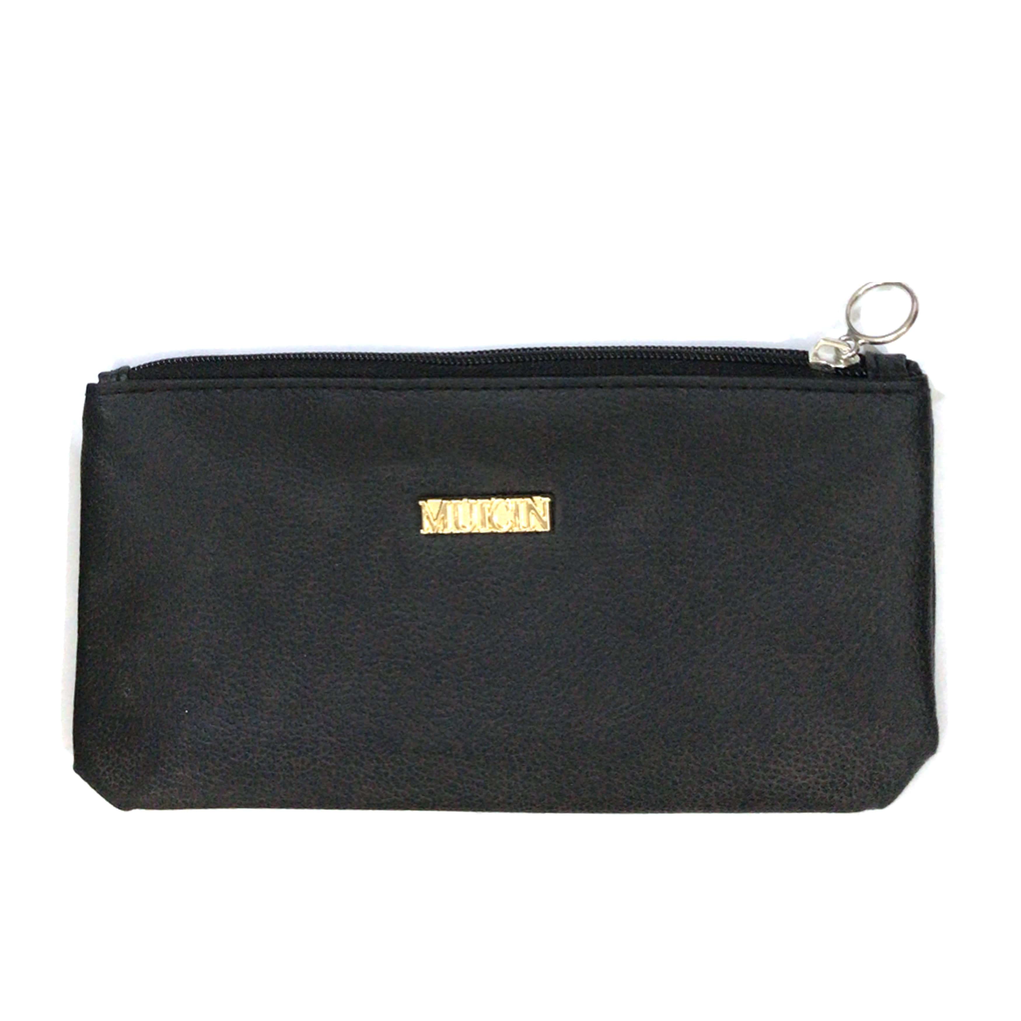Black Pouch Rose Gold Eye Brush Set - Muicin