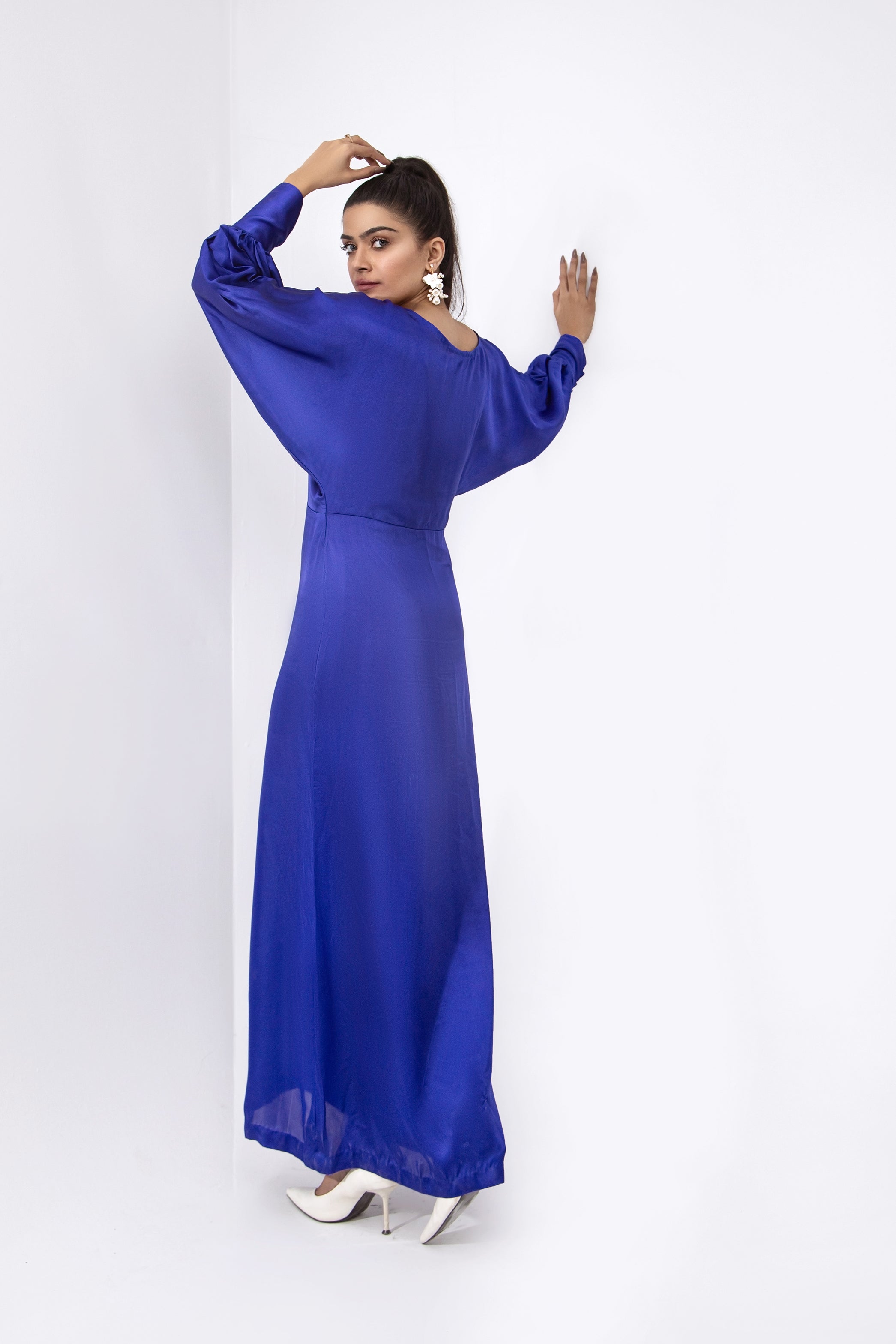 Batwing Sleeves Dress - SYAH