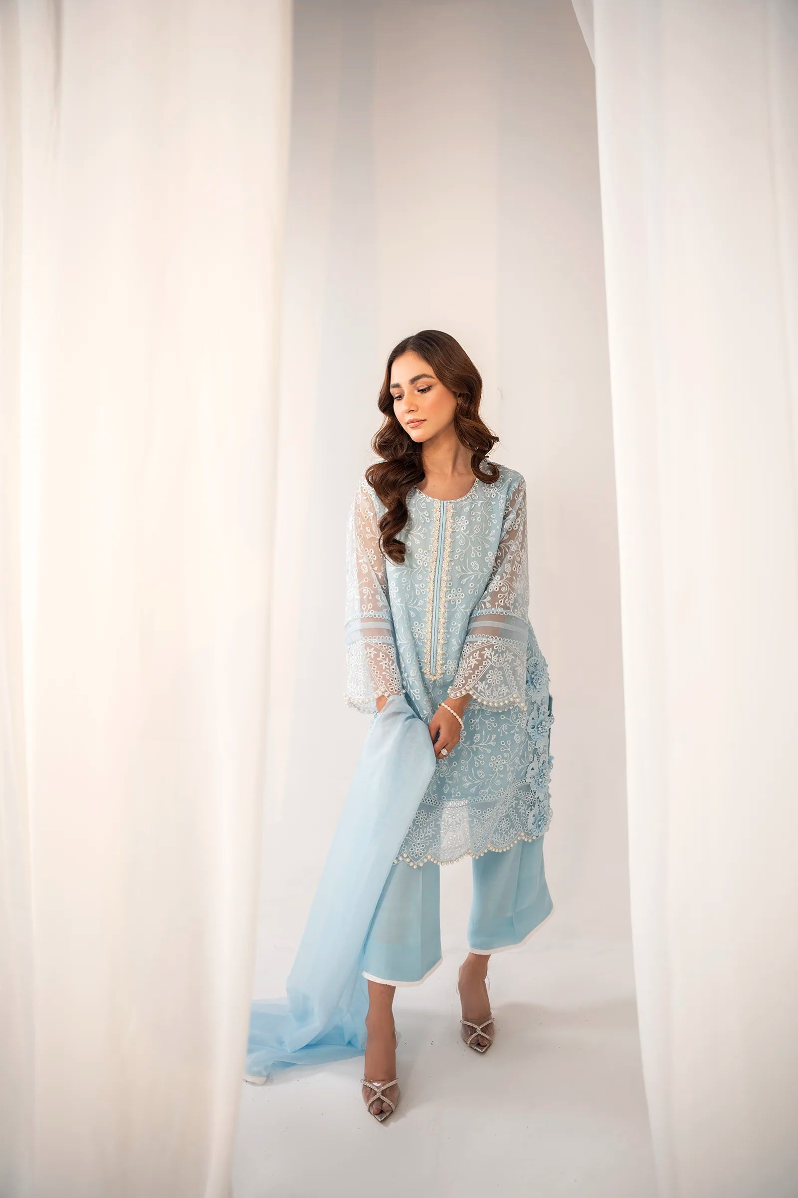 Haniya 3 Piece Stitched - Javeria Zoa