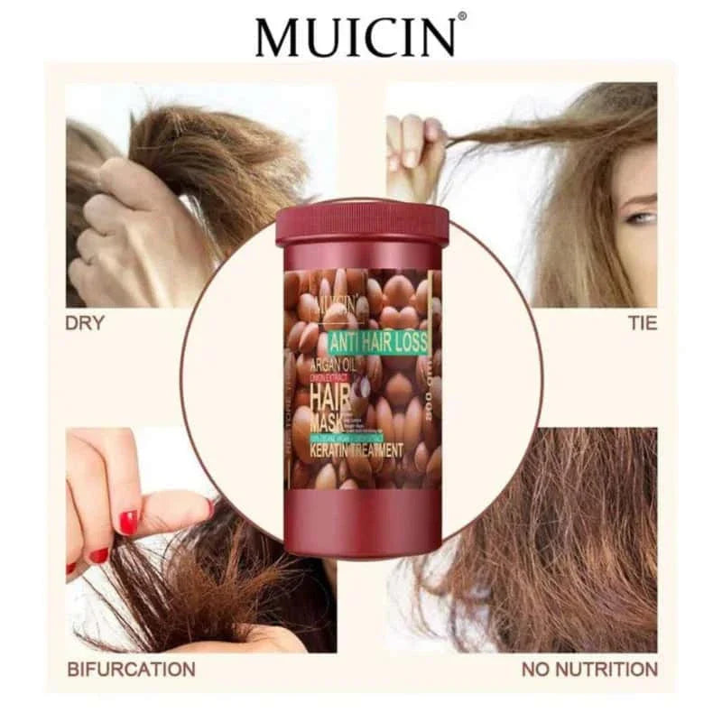 Onion Extract & Argan Oil Hair Mask - Muicin