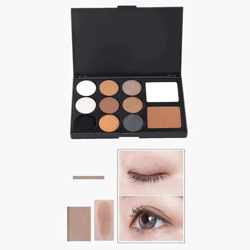 Matte & Velvet 11 Colors Eyeshadow Palette - Muicin