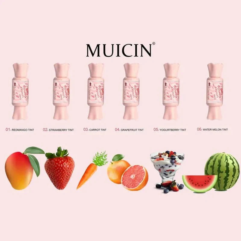 Lip & Cheek Water Candy Fruit Tints - Muicin