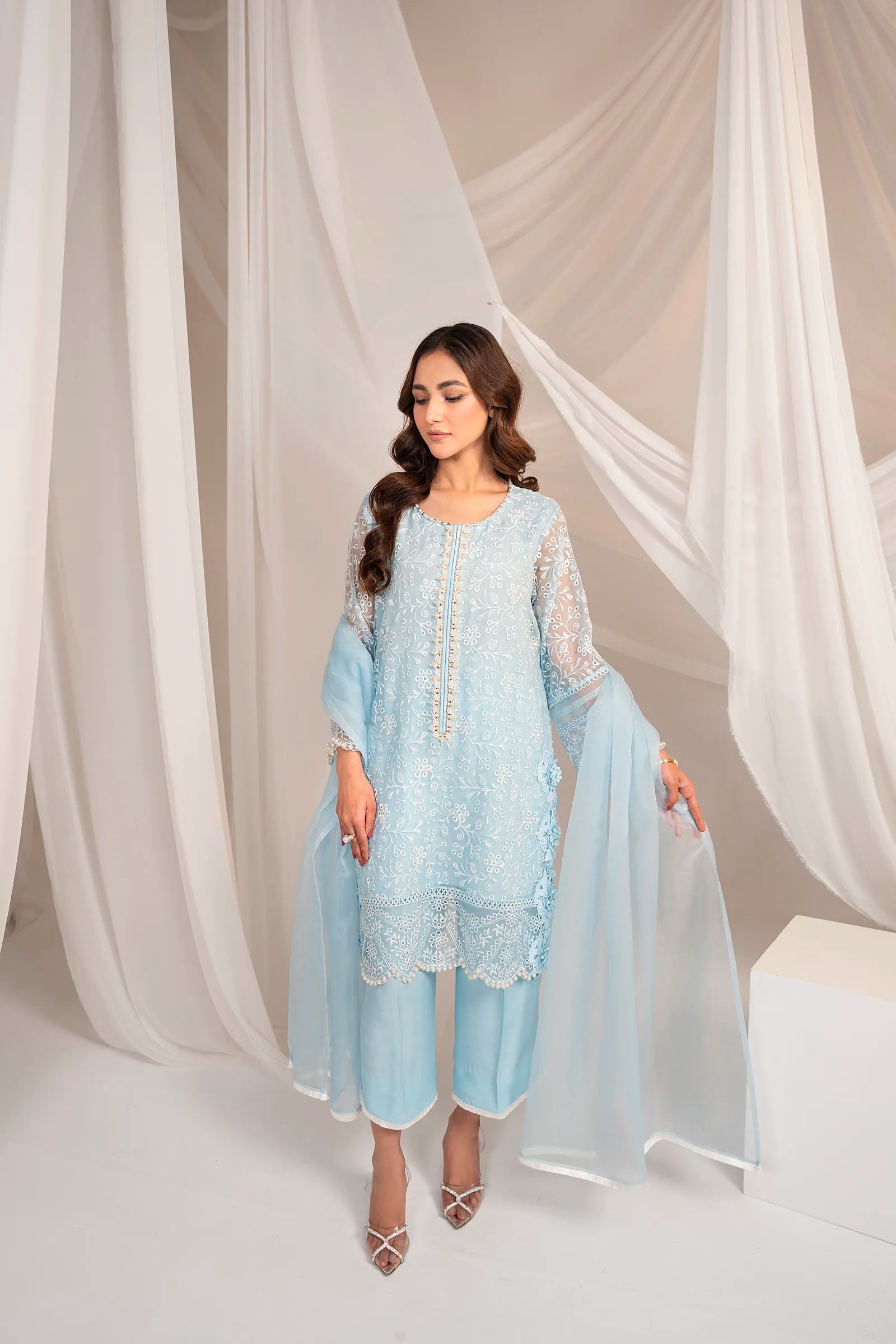 Haniya 3 Piece Stitched - Javeria Zoa
