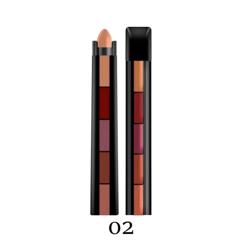 5 In 1 Matte Lipsticks - Muicin