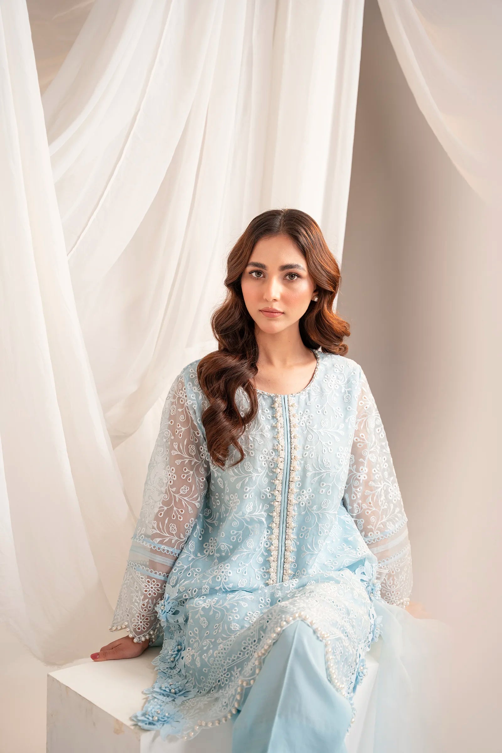 Haniya 3 Piece Stitched - Javeria Zoa