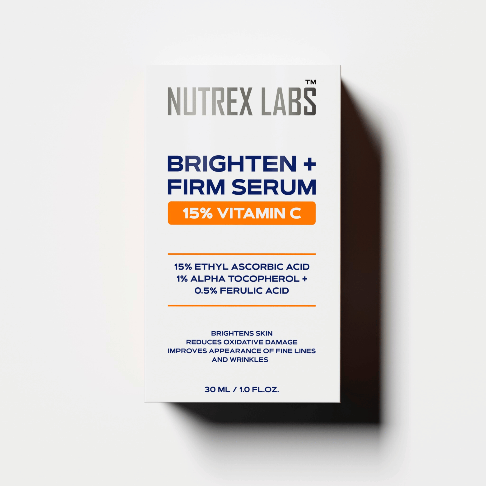 Brighten + Firm 15% Vitamin C Serum - Nutrex Labs