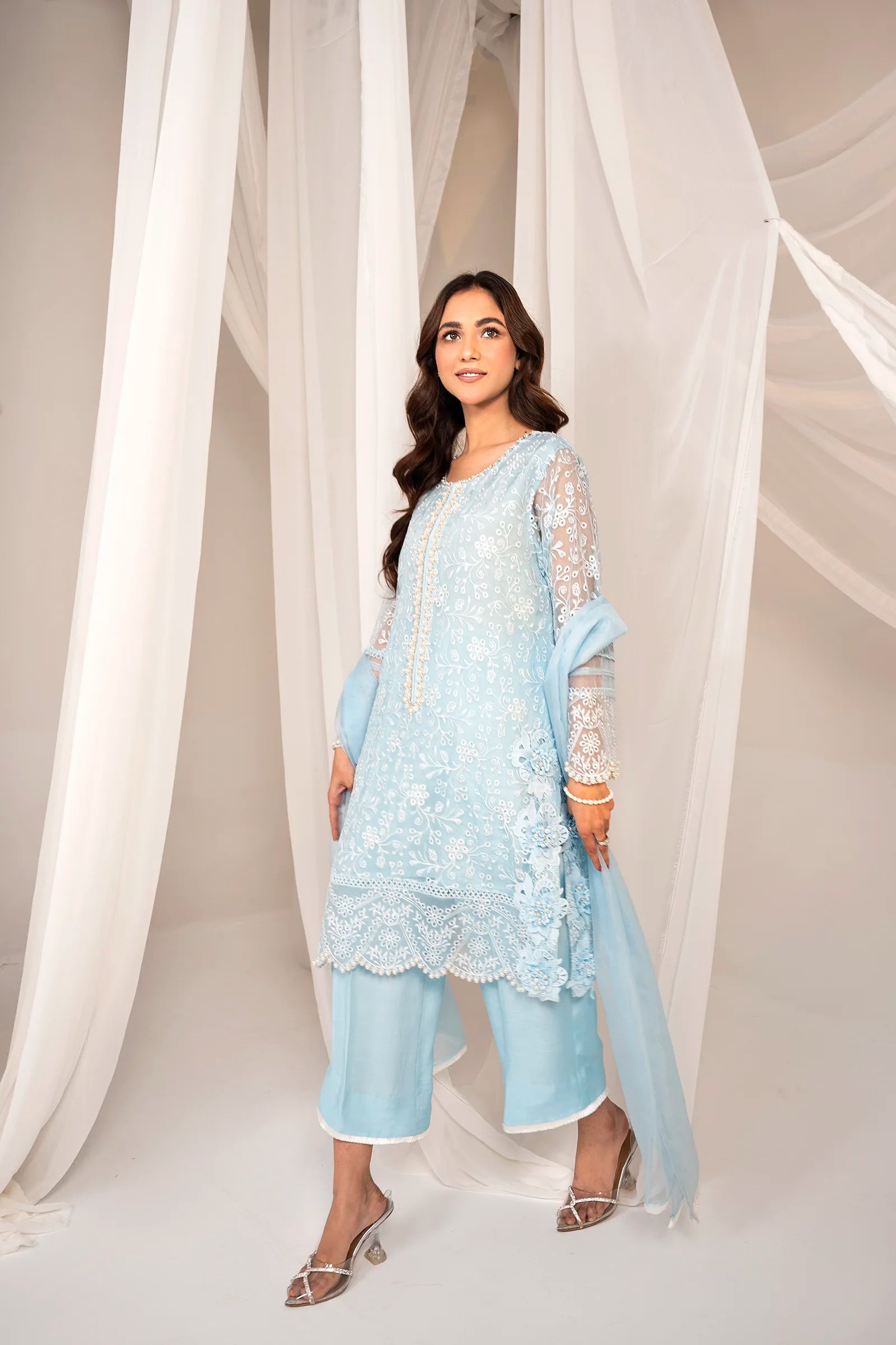 Haniya 3 Piece Stitched - Javeria Zoa