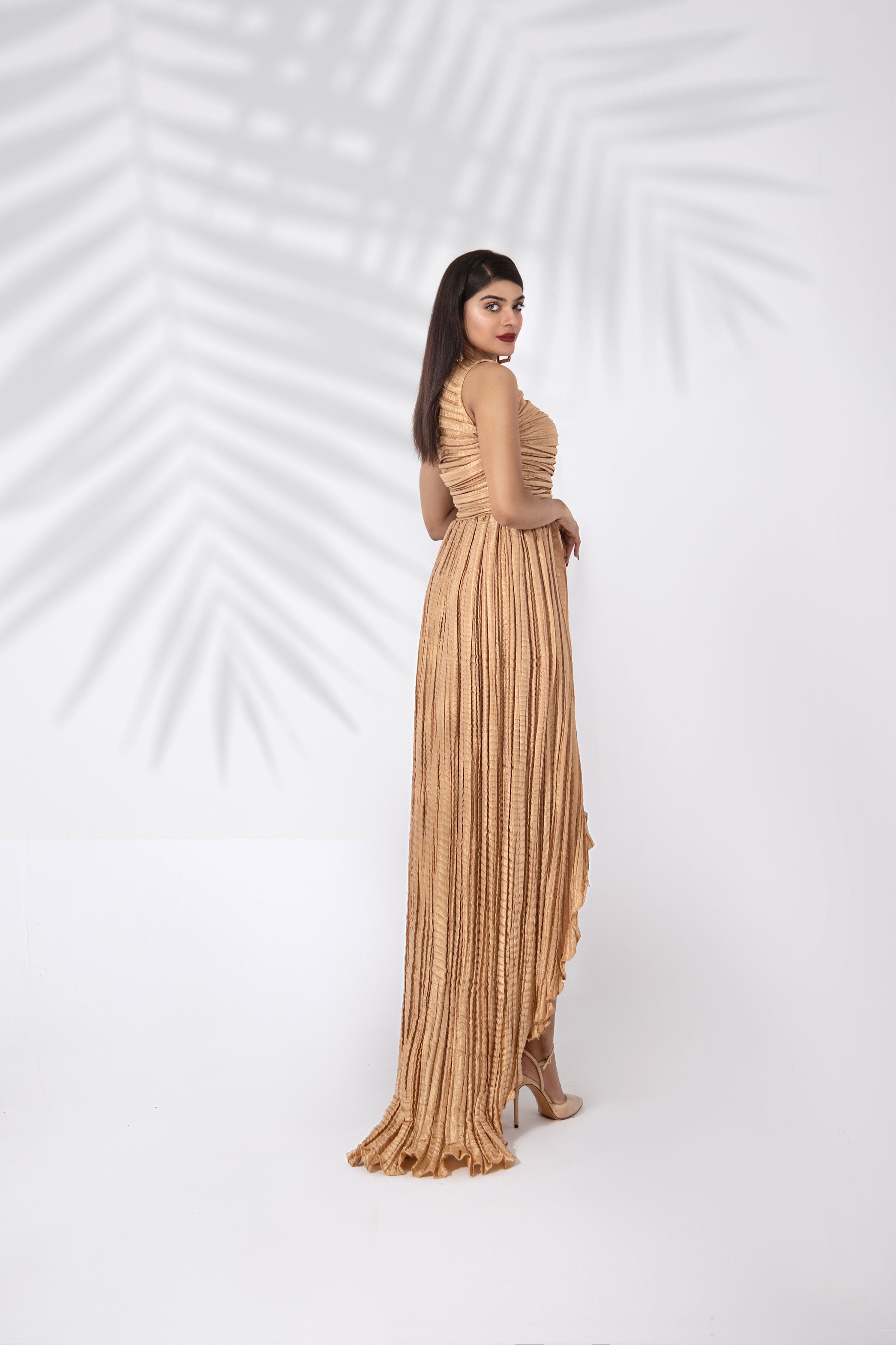 Crushed Sleeveless Dress - SYAH