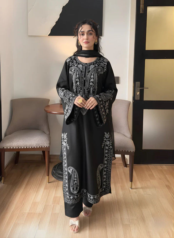 ALIZE BLACK Emb 3 Pcs - Urban Haya