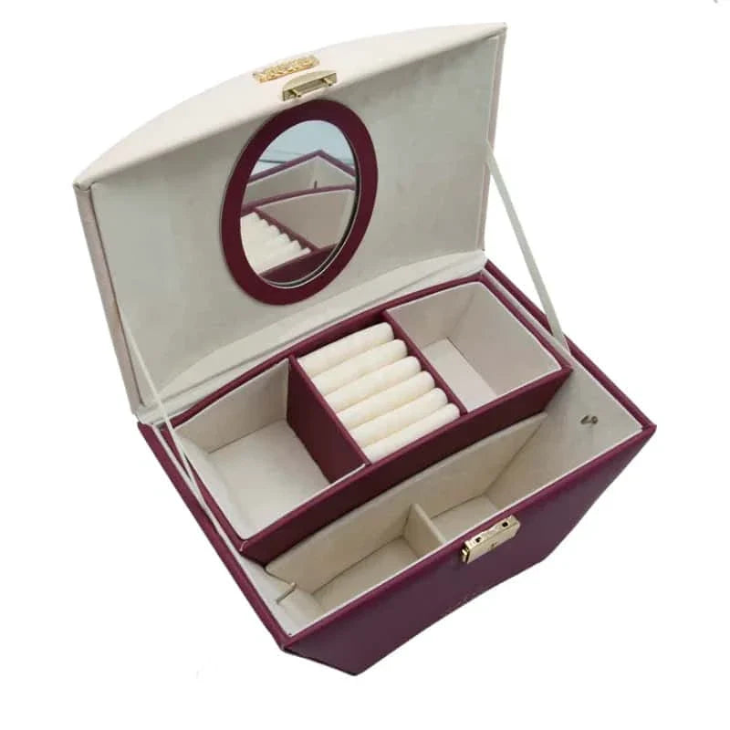 Dual-Tone Luxury Cosmetics & Jewelry Organizer - Muicin