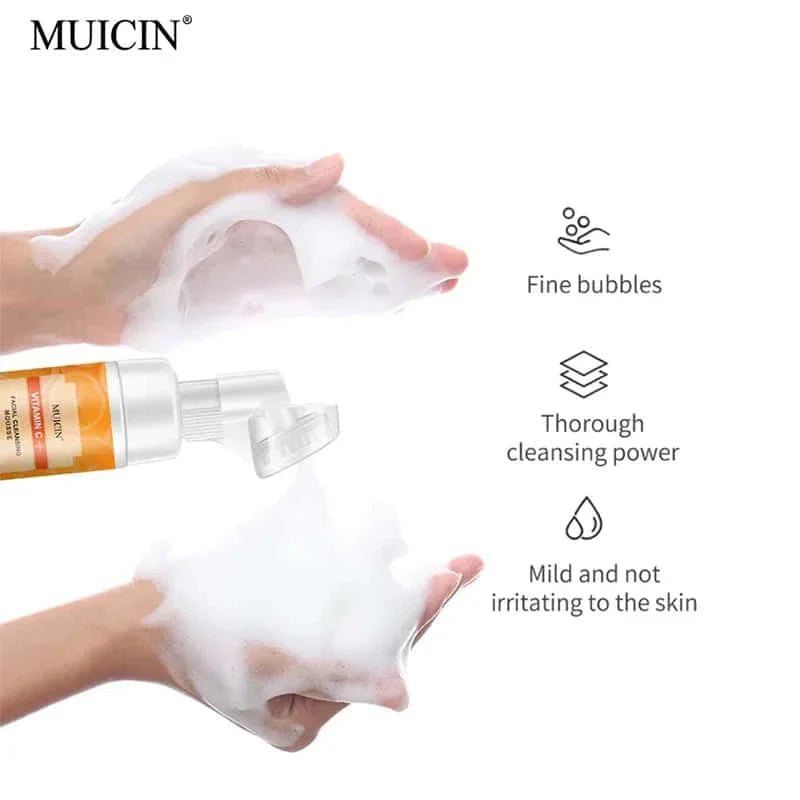 Vitamin C Bubble Foaming Facial Cleanser - Muicin