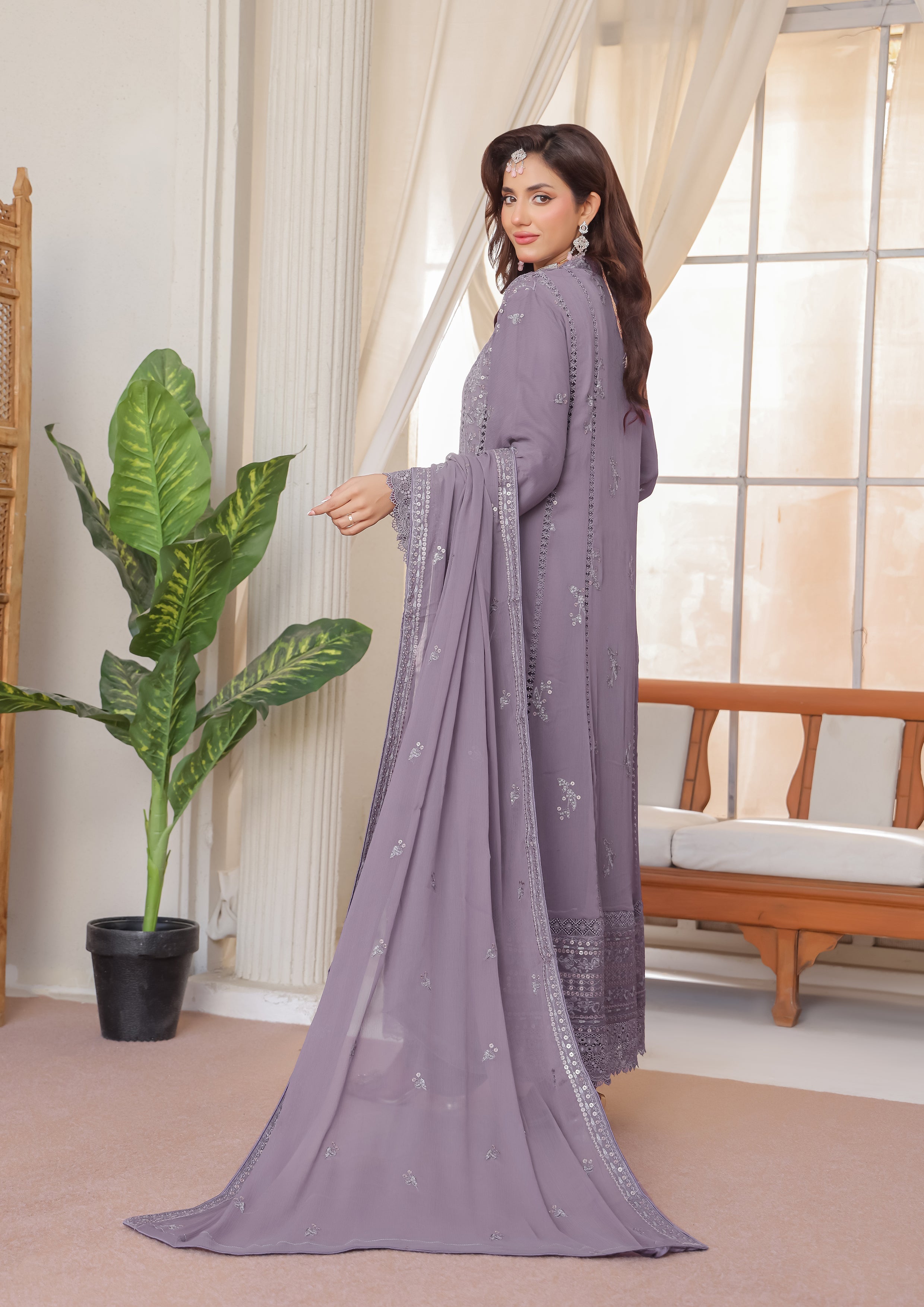 Vanessa BN-9992 - 3 Piece Stitched Fancy Heavy Embroidered - Bint-e-Noor