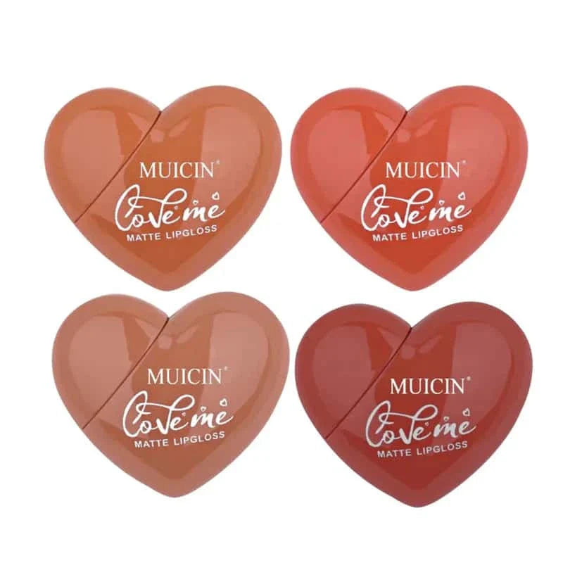 Heart Matte Long Lasting Lipgloss - Muicin