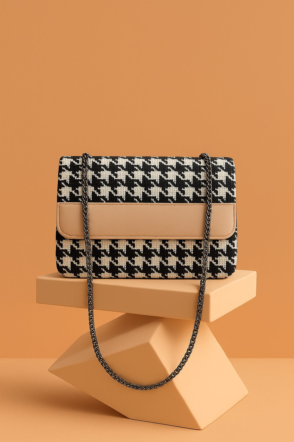 Houndstooth Crossbody - Bellabags